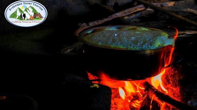 Wooden Chulha Cooking Delicious at Prabalmachi